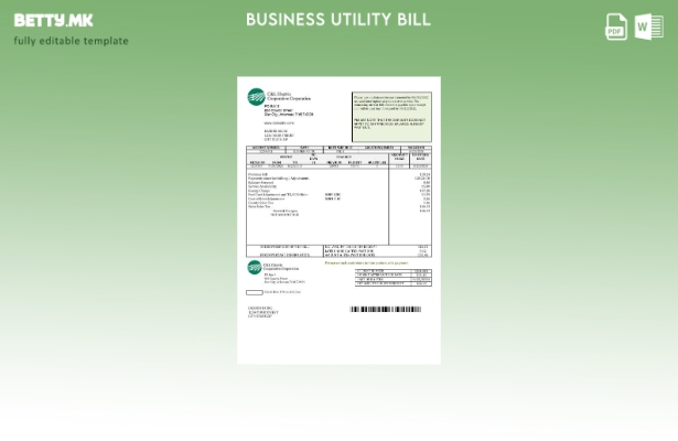 Бизнис сметка за комунални услуги на USA Arkansas C & L Electric Cooperative Cor